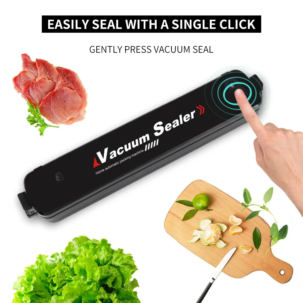 جهاز التغليف وحفظ الطعام (Vacuum Sealer) بقوة 65kPa