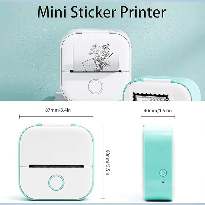 الطابعة الحرارية الصغيرة المحمولة للطلاب والتلاميذ (Mini Thermal Photo Printer)