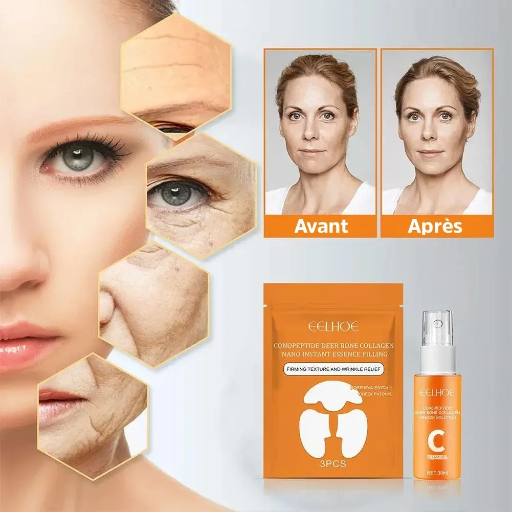 Box visage Mousse Active+ Patches au Collagène pour les Yeux 10pc main image 1