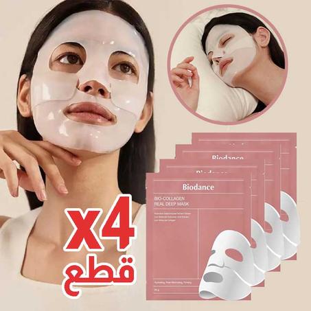 قناع الكولاجين الكوري لبشرة زجاجية (4 أقنعة في العلبة)
