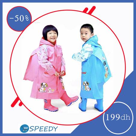 Manteau imperméable gonflable pour 4 à 10 ans