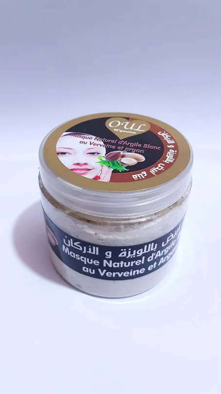 قناع ابيض باللويزة والاركان