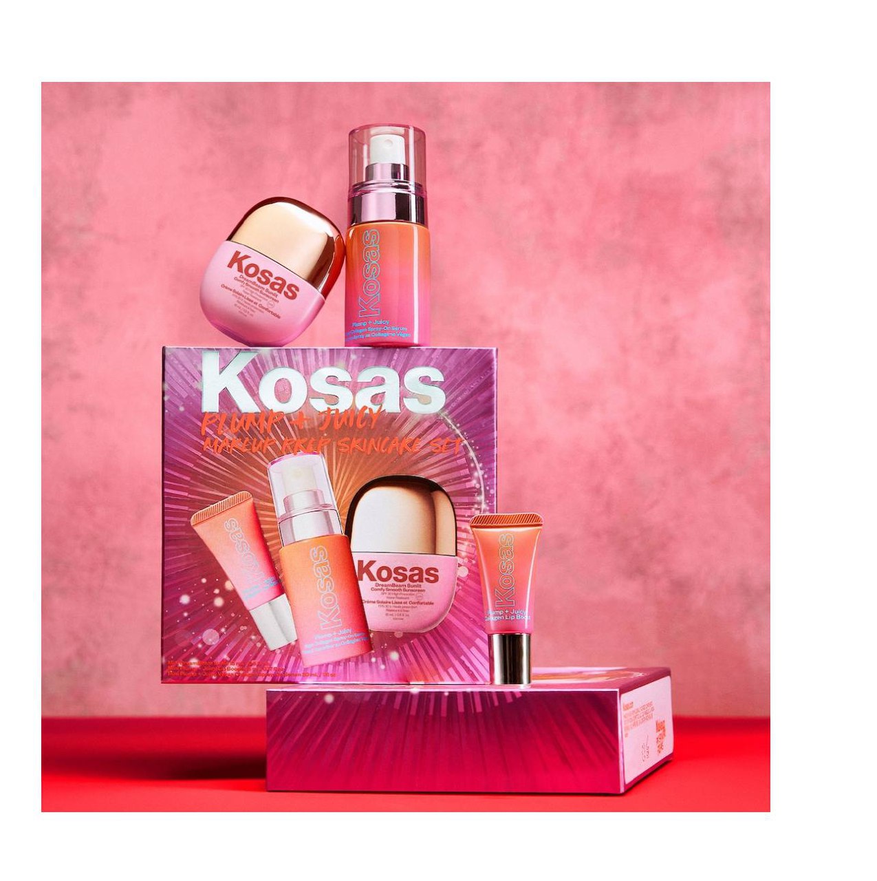 Kosas Plump + Juicy Makeup-Prep – Coffret de Soin Visage