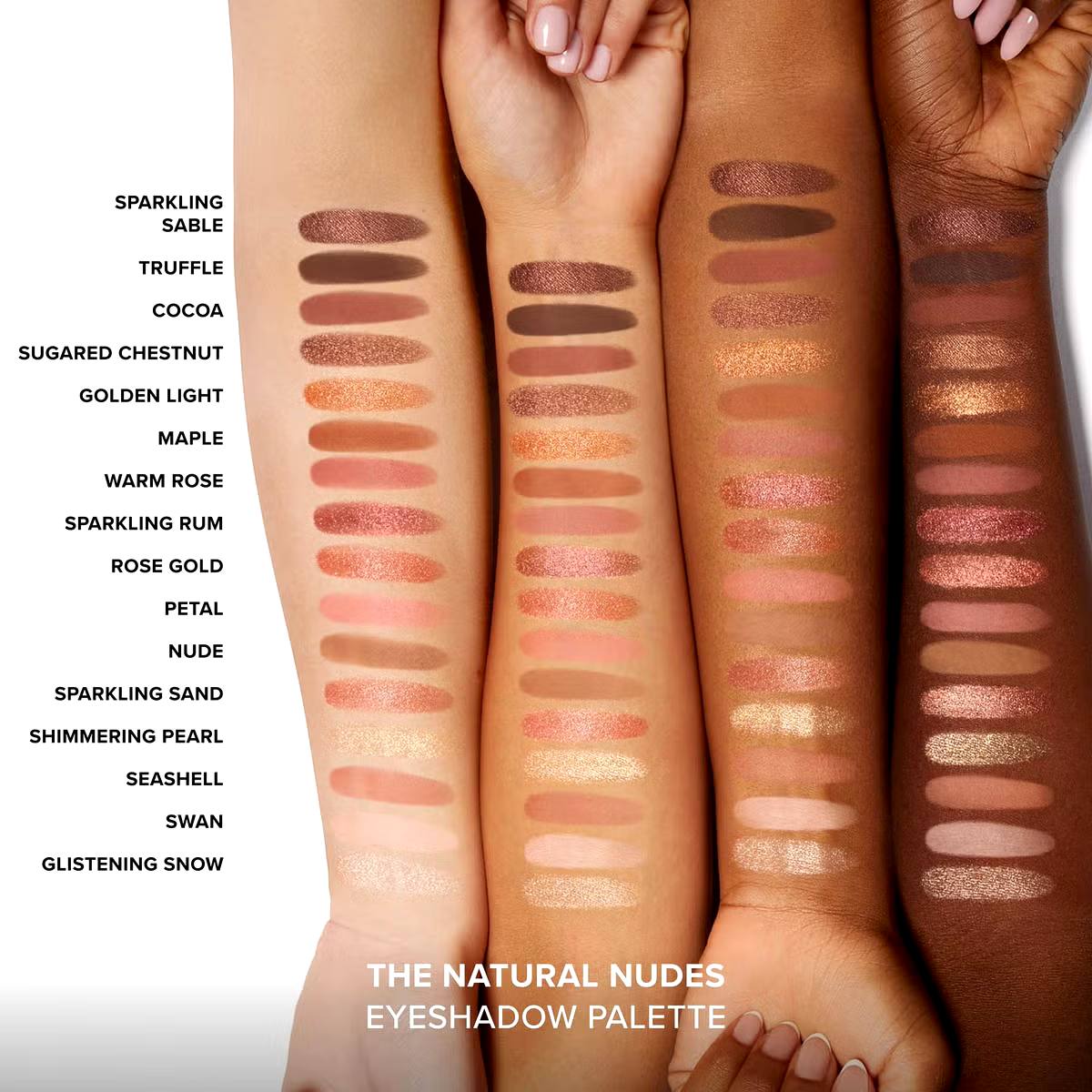 La palette Too Faced Born This Way The Natural Nudes Eye Shadow Palett