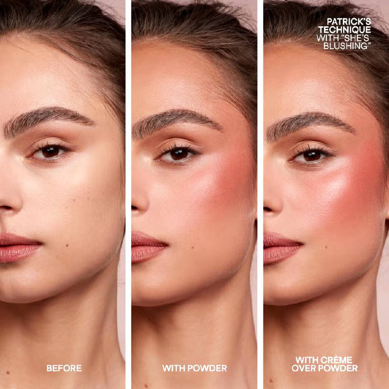 PATRICK TA Major Headlines Double-Take Cream and Powder Blush Duo (Various Shades)