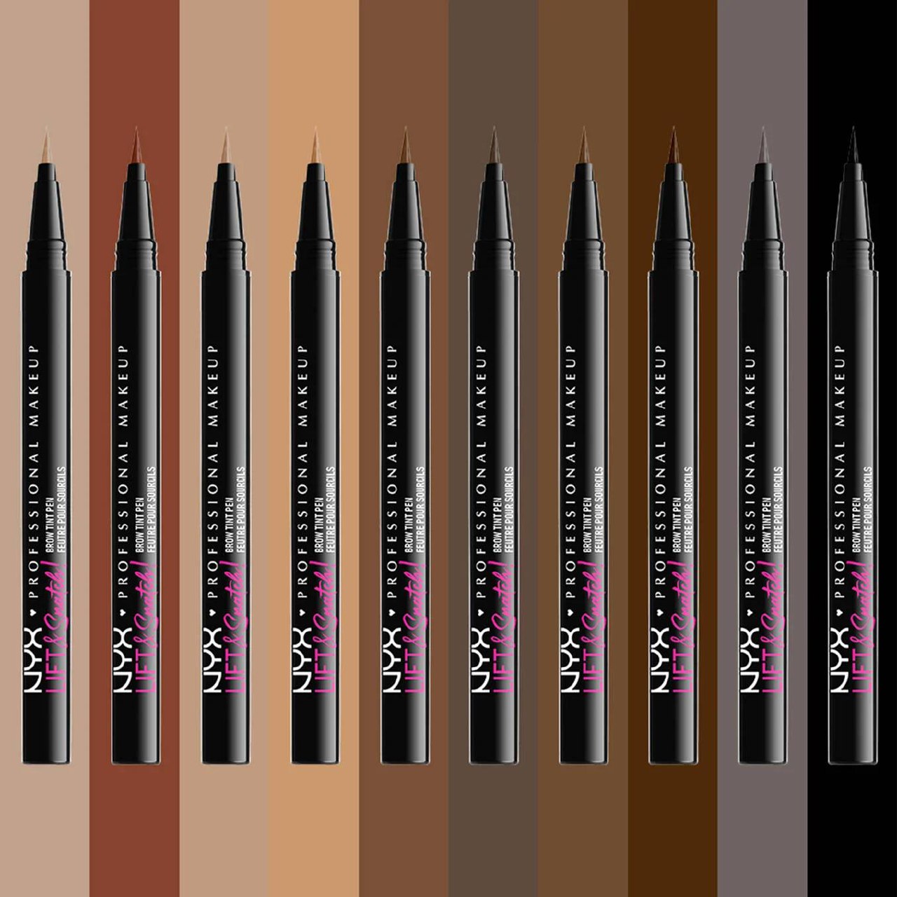 NYX Professional Makeup Lift and Snatch Brow Tint Pen 3g (Various Shades)