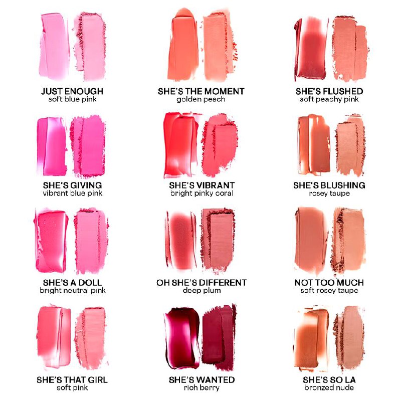 PATRICK TA Major Headlines Double-Take Cream and Powder Blush Duo (Various Shades)