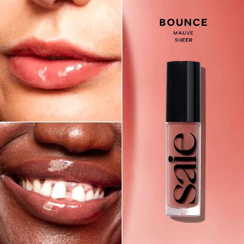 Saie Glossybounce Duo – Duo Brillant à Lèvres