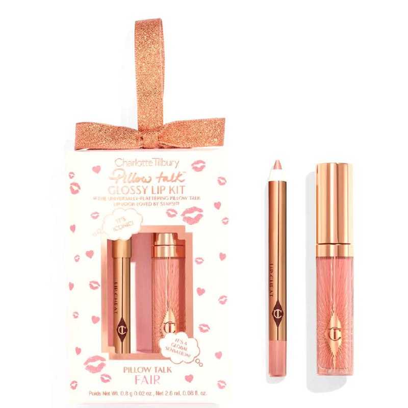 Charlotte Tilbury Pillow Talk Fair Mini Glossy Lips Duo