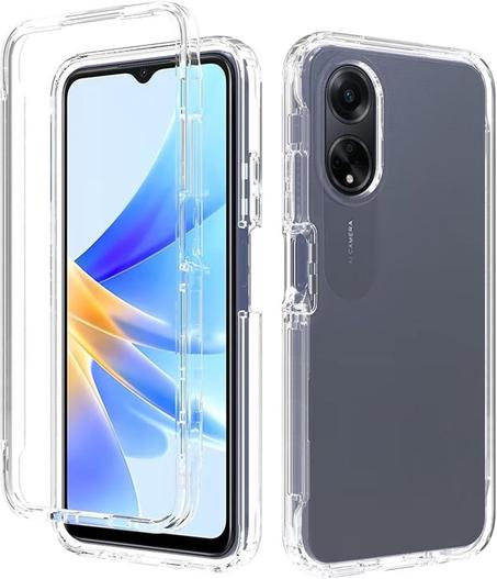Coque silicone transparente 360 degrée compatible avec Oppo A38