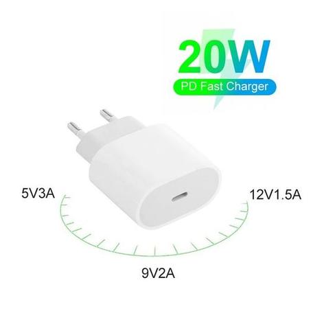 Adaptateur 20W - USB-C PD - Charge Rapide