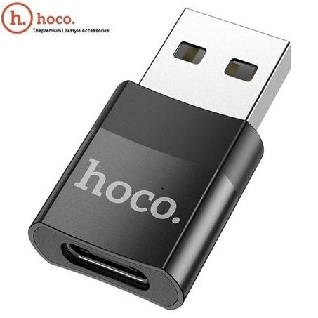 hoco ua17 adaptateur usb mâle vers type-c femelle- fonction otg