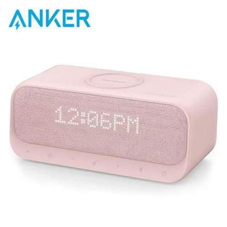 Enceinte Bluetooth avec chargeur rapide sans fil Qi 10W & Radio-réveil