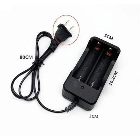 Chargeur de Pile Rechargeable Li-ion 18650 à 2 Fentes