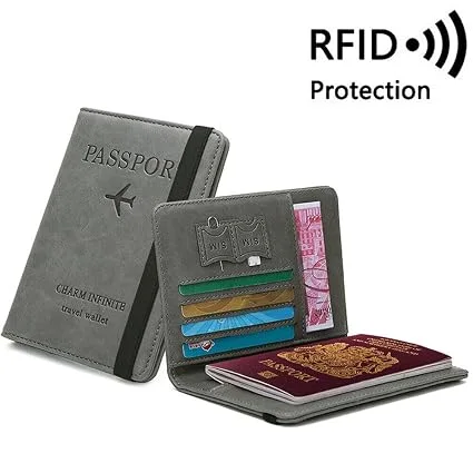 محفظة جواز السفر الذكية المضادة للسرقة مع حماية RFID