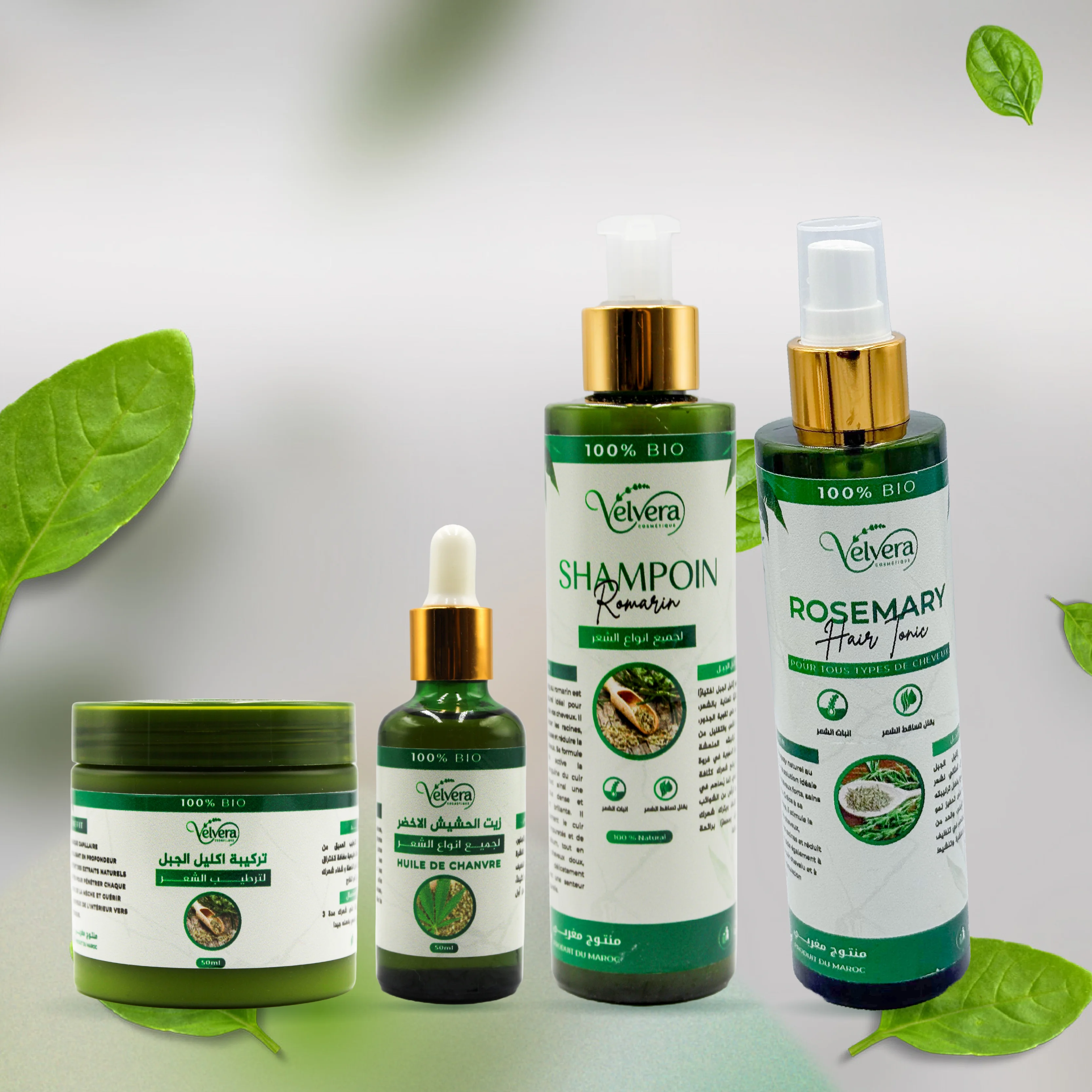 مجموعة Velvera الطبيعية 100% للشعر