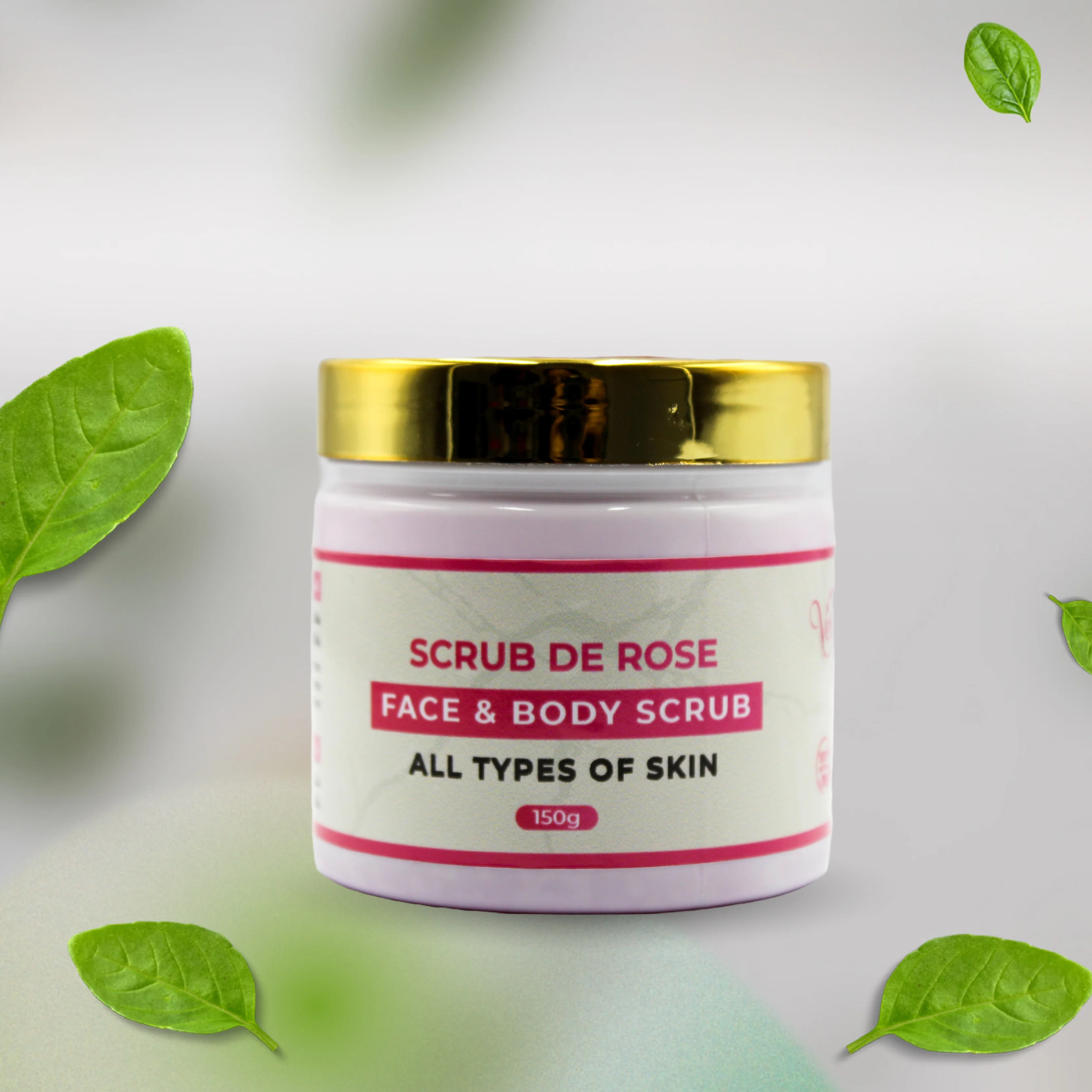 مقشر الورد للوجه والجسم