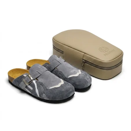 Pellmaro Sabot en suède Gris