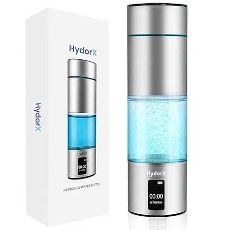 Botella de agua de hidrógeno portátil generador de hidrógeno 6700ppb Alta concentración Grado médico 8.3 oz Marca de EE. UU. N117 SPE Platino PEM Tecnología Botella de hidrógeno 100% Poof con