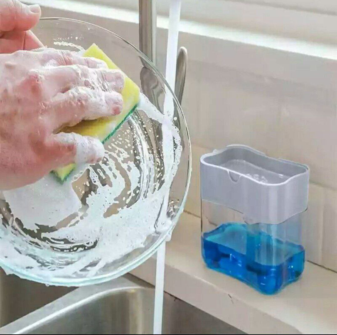 مضخة الصابون & علبة الاسفنجة