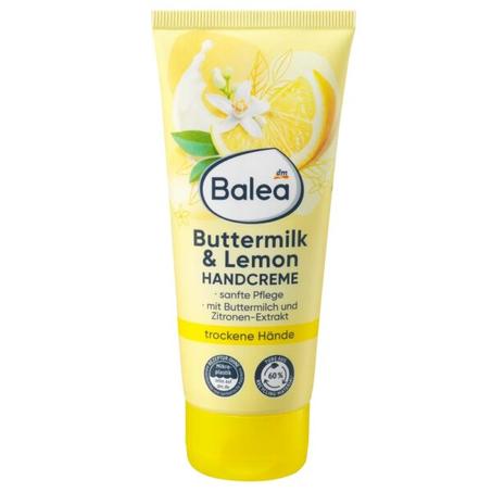 Crème pour les mains au babeurre et au citron, 100ml, Balea