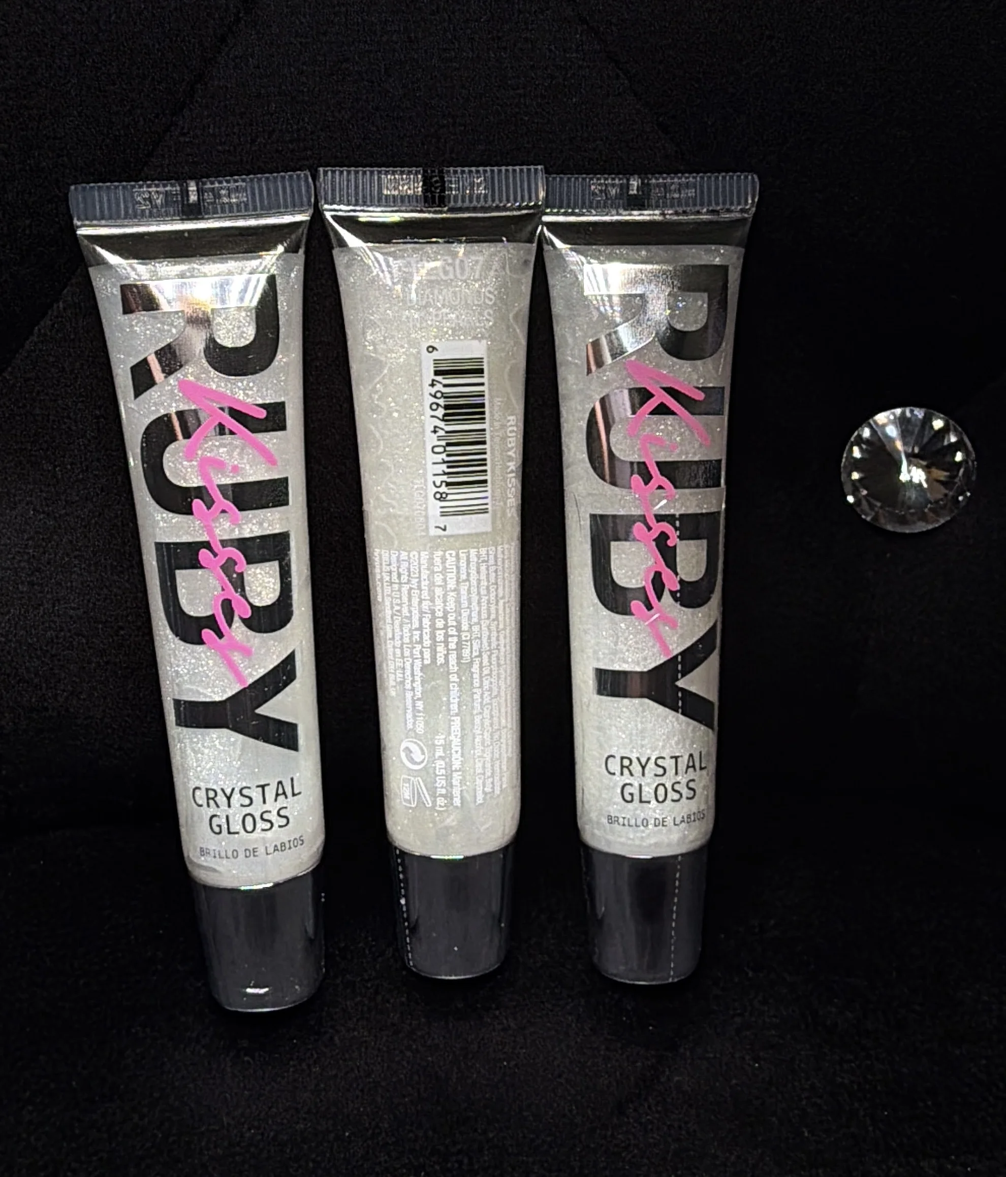Ruby Kisses Crystal Gloss - Diamonds N Pearclear