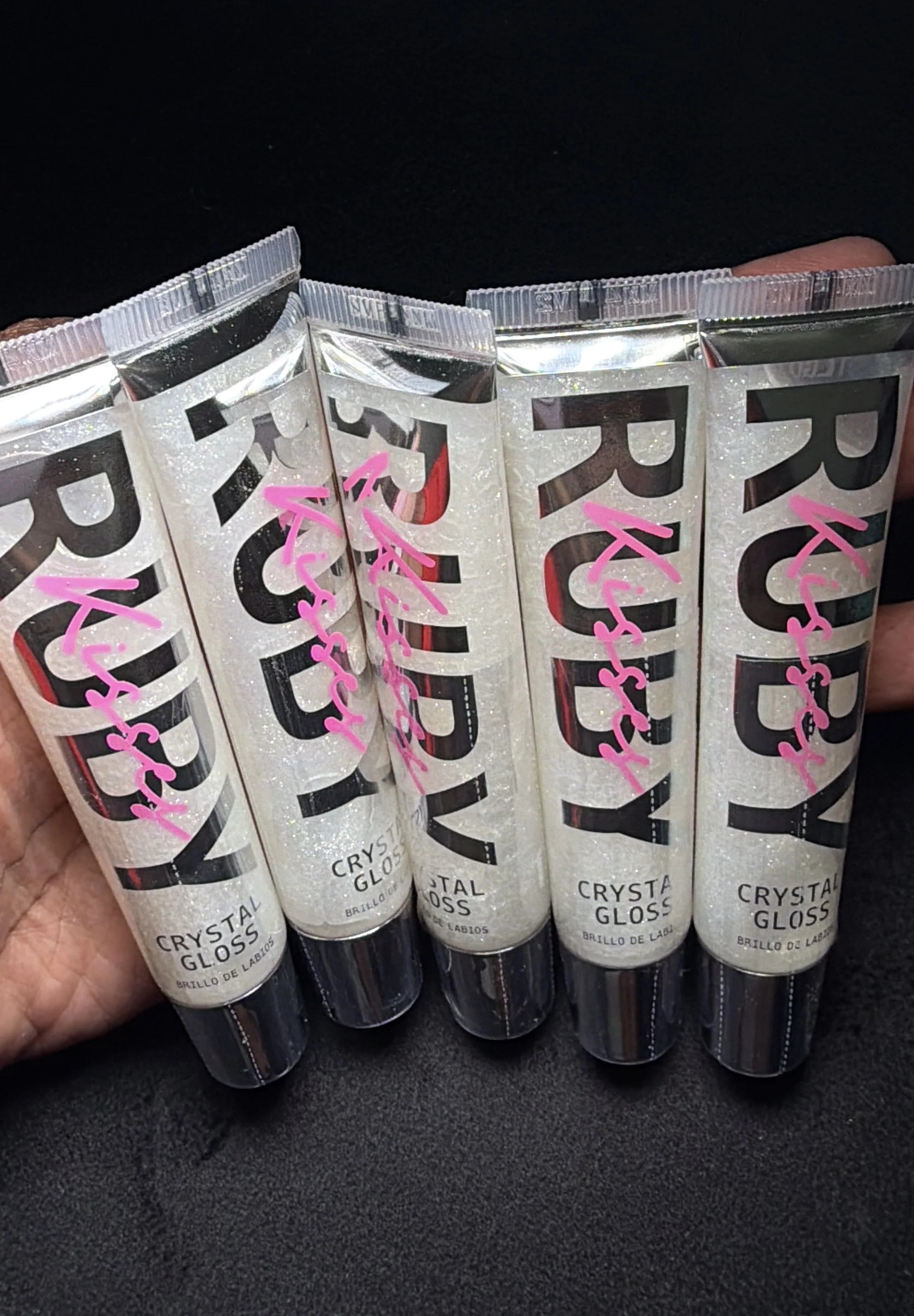 Ruby Kisses Crystal Gloss - Diamonds N Pearclear
