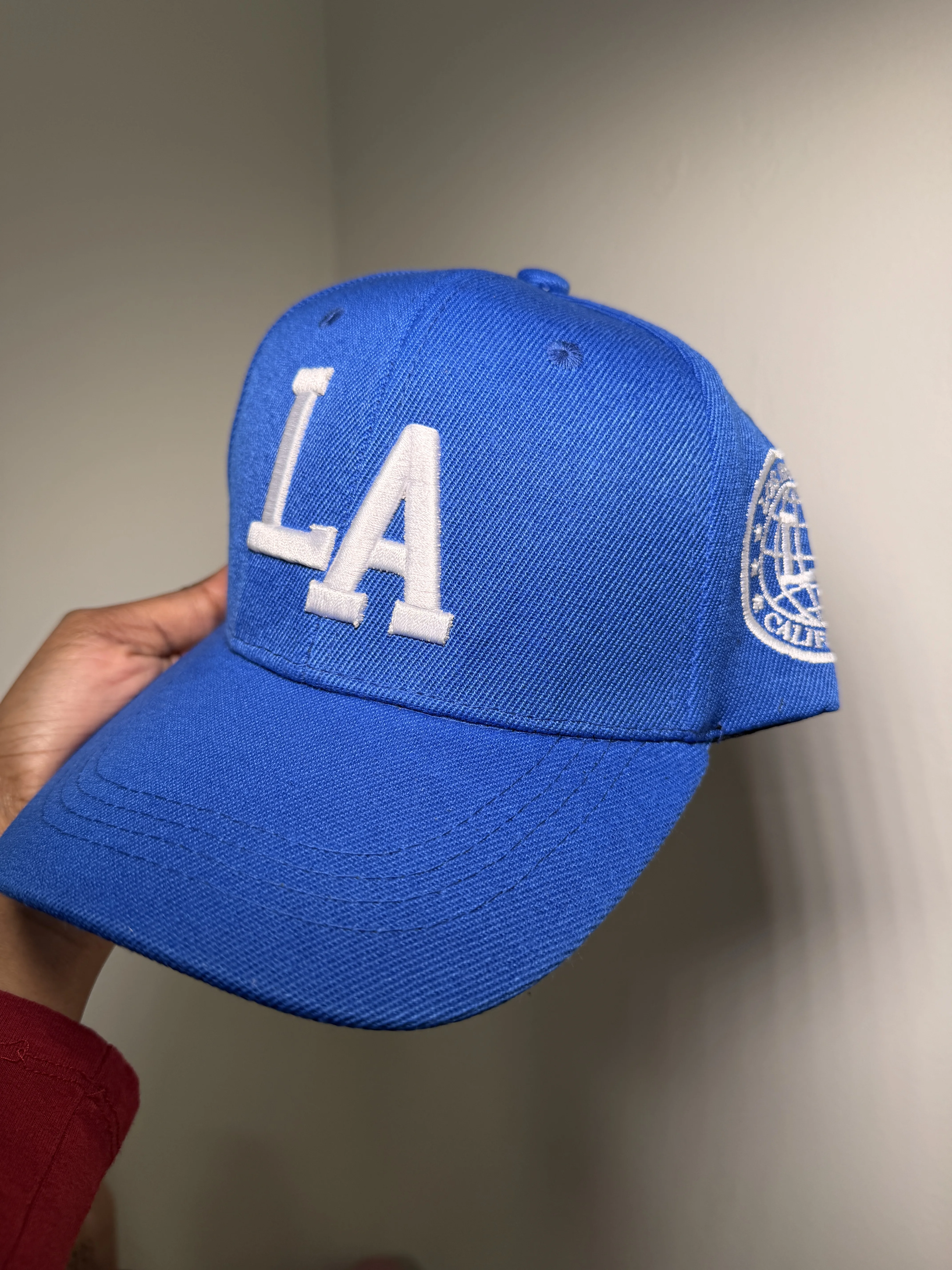 Chapeau LA - Bleu & Blanc