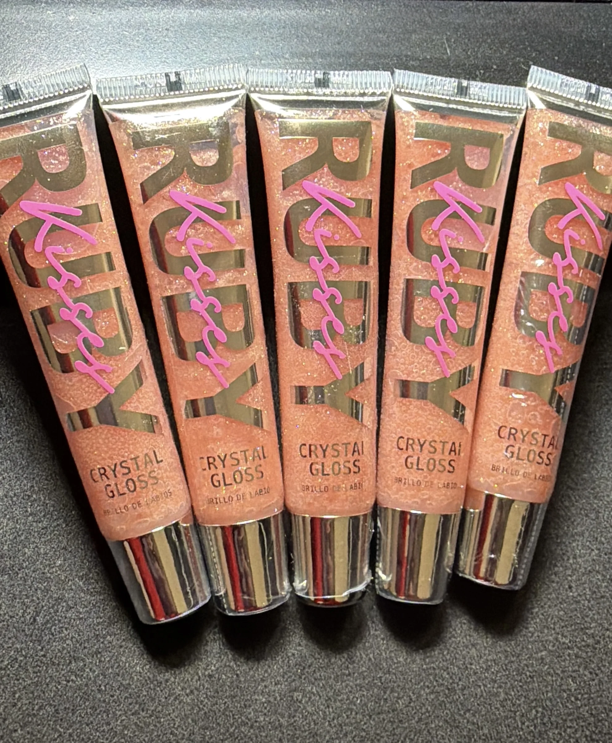 Ruby Kisses Crystal Gloss - Moet Champagne
