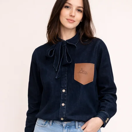 Le Denim Libre — Chemise en jean femme