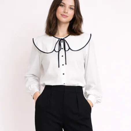 Chemise col claudine