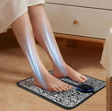 هل تعاني من تعب القدمين أو ضعف الدورة الدموية؟ جهاز Smart EMS Foot Massager هو الحل الذكي في المنزل