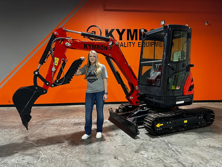 KYMRON® XH26D Cab Mini Excavator (w/ Yanmar/Kubota Diesel Engine)