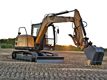 KYMRON® XH68 Pro Series Excavator with Thumb + Cab w/ AC & Radio