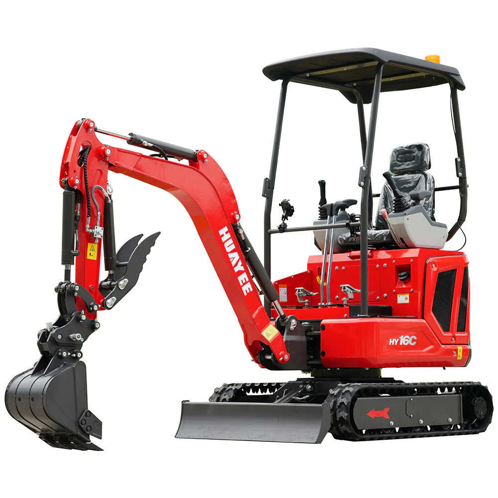 HUAYEE Mini Excavator with 14HP Kubota Engine & Hydraulic Thumb | HUAYEE HY16C