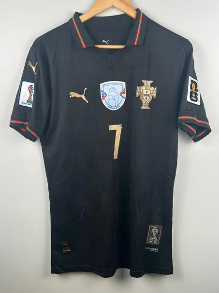 Portugal noir 2026  world cup Flocage  Ronaldo
