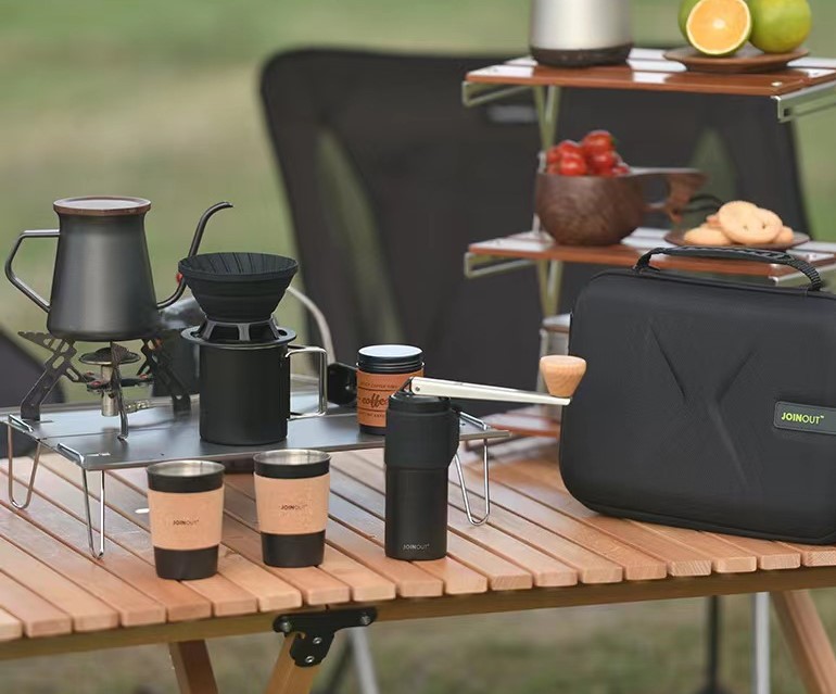 طقم إعداد القهوة المحمول Portable Coffee Set