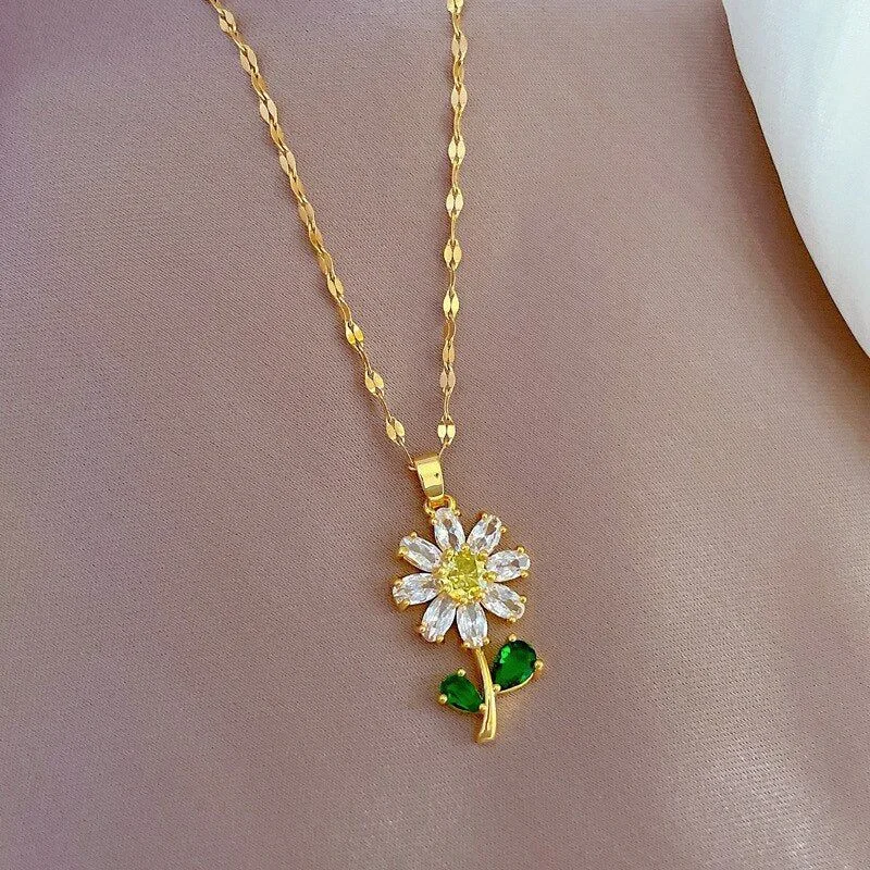flower necklace
