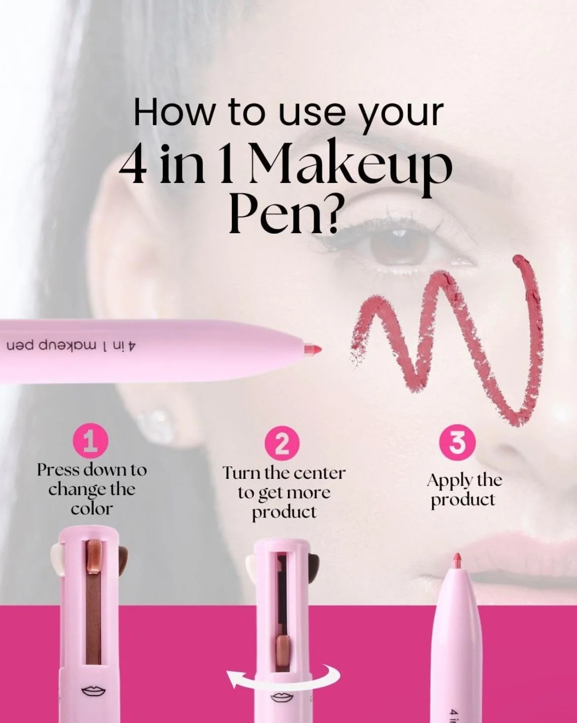 قلم المكياج 4 في 1