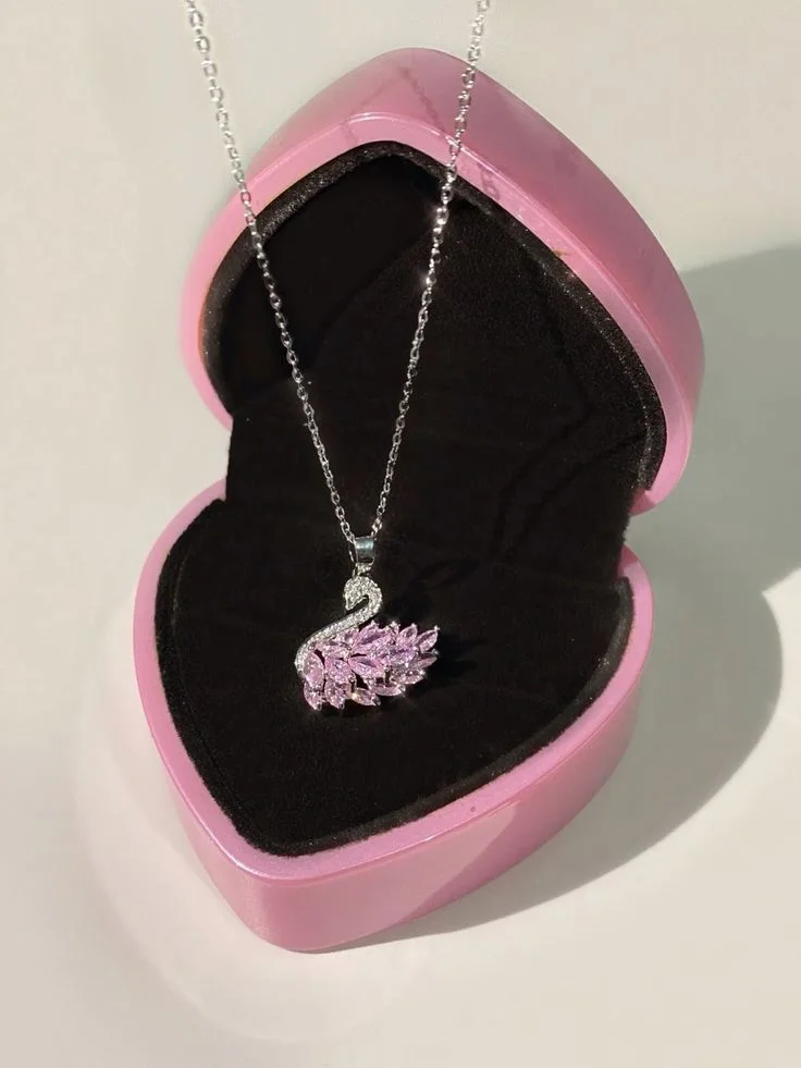 swan necklace