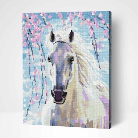 Horse - Peinture par diamants