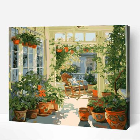 Town Landscape-peinture par numeros