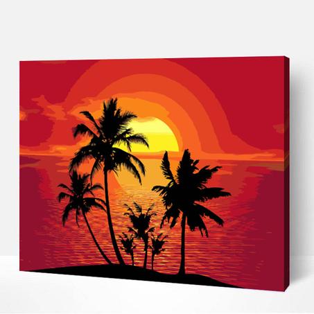 Caribbean Sunset- Peinture par diamants