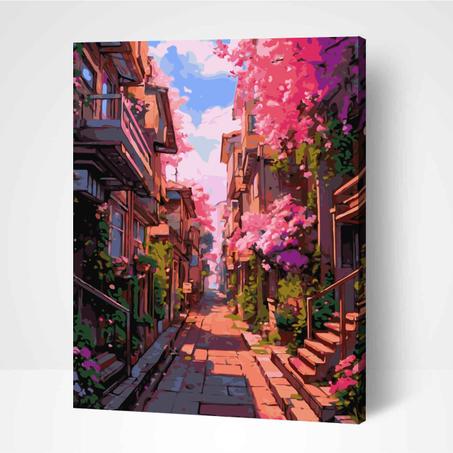 Printemps japonais- Peinture Par Numéros