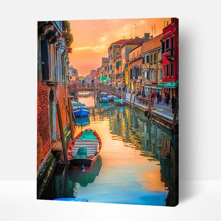 Morning in Venice-  Peinture par diamants