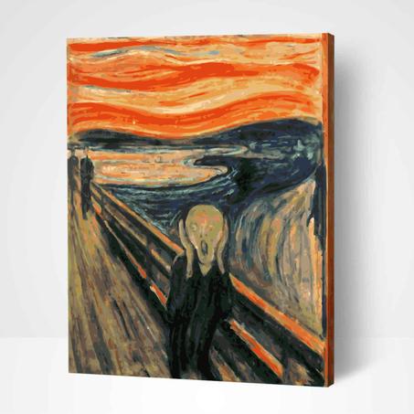 Le Cri Edvard Munch- Peinture Par Numéros