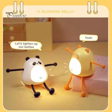 ✨ مصباح باندا المتعدد الوظائف 🐼💡 و حامل هاتف الذكي📱✨