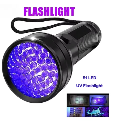 مصباح يدوي محمول يعمل بالأشعة فوق البنفسجية