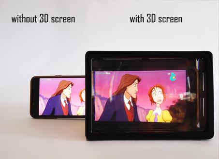مكبر شاشة الموبايل ثلاثي الابعاد