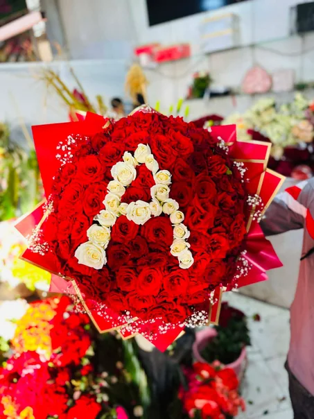 bouquet fleurs personnalisé 💟💝💫💌